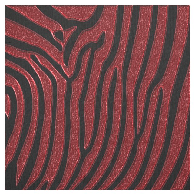 Elégant tissu d'impression Zebra (Échantillon)