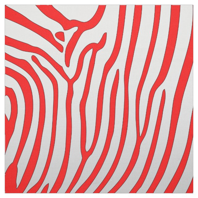 Elégant tissu d'impression Zebra (Échantillon)