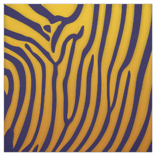 Elégant tissu d'impression Zebra