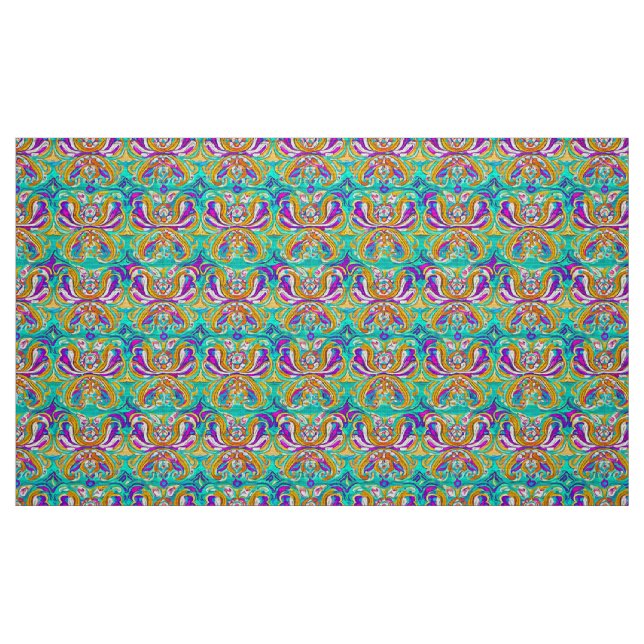 Élégant tissu Paisley par Yard (Fat Quarter)