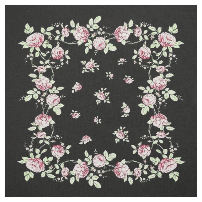 Élégant tissu rose rose (Échantillon)