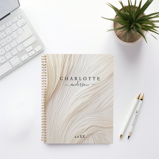 Élégant, vagues, planificateur (Créateur téléchargé)