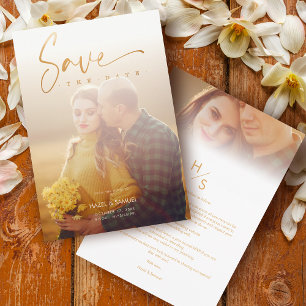 Elégant Vellum Overlay Mariage 2 Photos