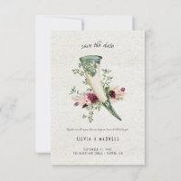 Élégant Viking Wedding Enregistrer la date