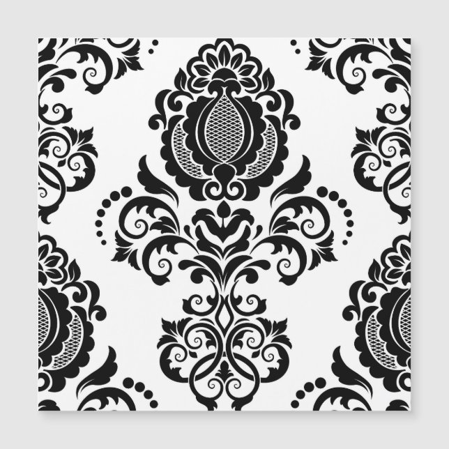 Elégant Vintage Damask Texture sans joint (Devant)