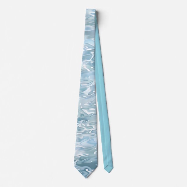 Elegant Water-Effect Necktie / Cravate (Devant)