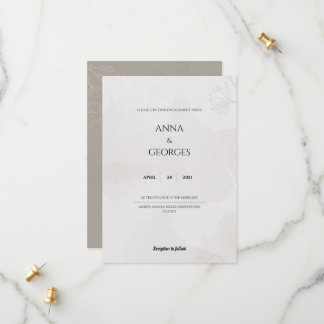 ELEGANT WEDDING INVITATION