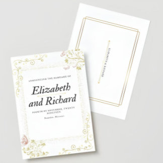 Elegant Wedding Invitation
