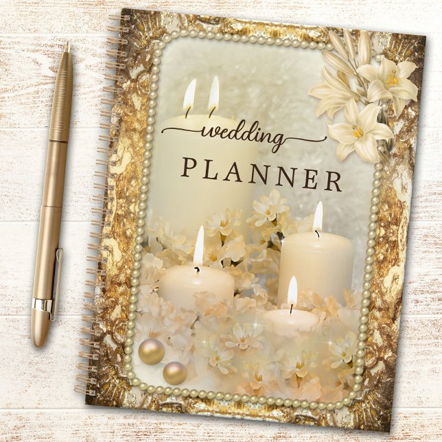 Élégant Wedding planner de flamme Vintage Twin (Créateur téléchargé)