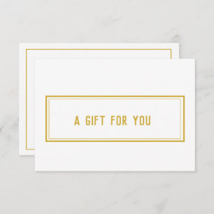 Élégant White Gold Salon certificat cadeau de beau