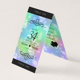 Élégante 34e anniversaire du Mariage Opal