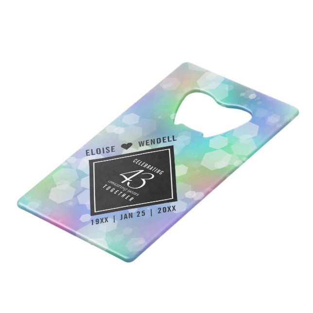 Élégante 43ème anniversaire du Mariage Opal (Devant Angle)