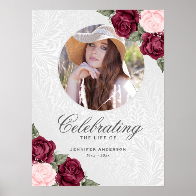 Élégante Affiche de bienvenue commémorative de la  (Devant)