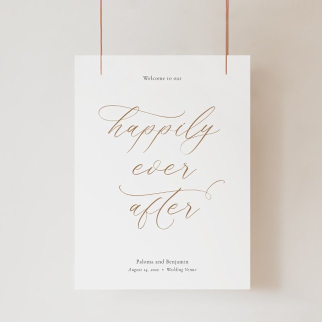 Élégante Affiche de bienvenue de mariage avec call (Créateur téléchargé)