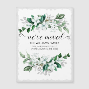 Elégante aquarelle blanche de Magnolia