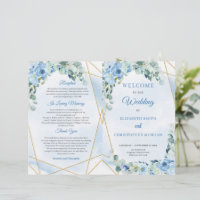 Elégante aquarelle bleu poussiéreuse à fleurs euca