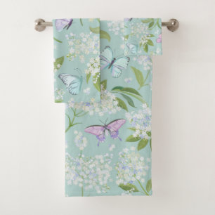 Elégante aquarelle fleurie décorative attirant l'o