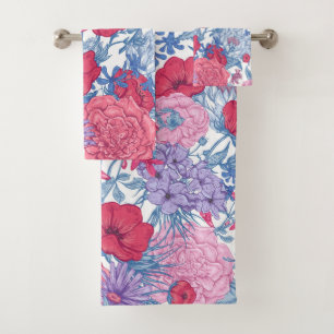 Elégante aquarelle fleurie décorative attirant l'o