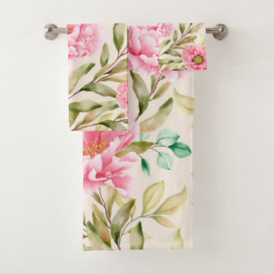 Elégante aquarelle fleurie décorative attirant l'o