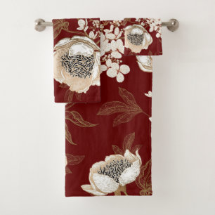 Elégante aquarelle fleurie décorative attirant l'o