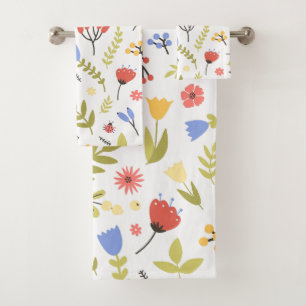 Elégante aquarelle fleurie décorative attirant l'o