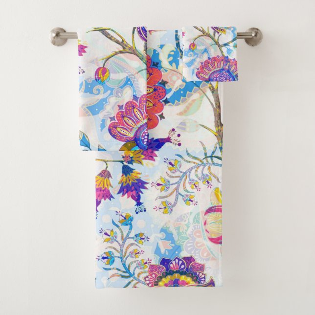Elégante aquarelle fleurie décorative attirant l'o (En situation)