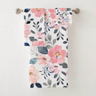 Elégante aquarelle fleurie décorative attirant l'o