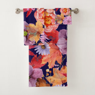 Elégante aquarelle fleurie décorative attirant l'o