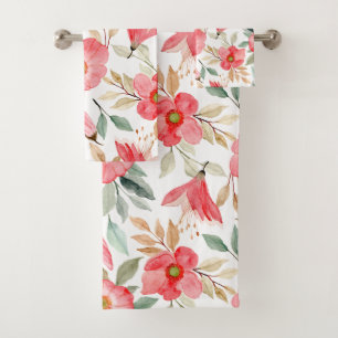 Elégante aquarelle fleurie décorative attirant l'o