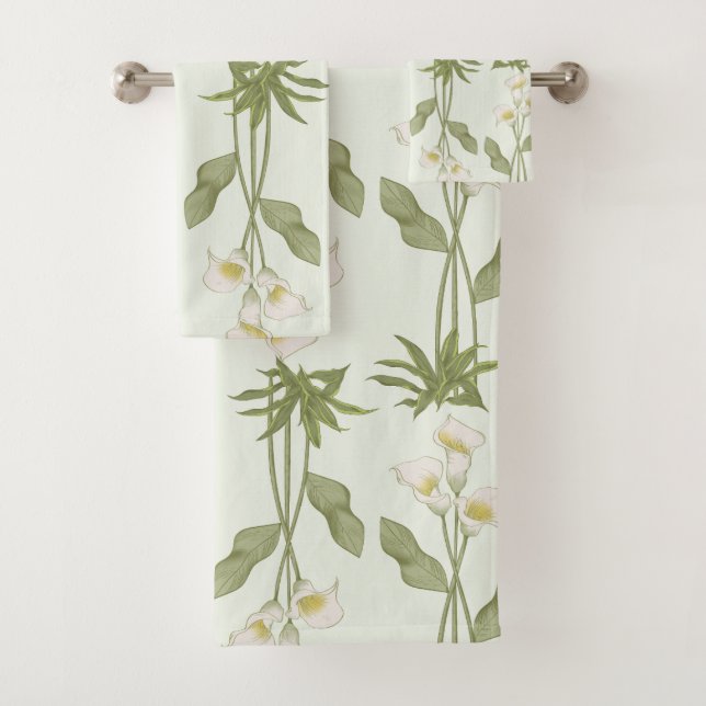 Elégante aquarelle fleurie décorative attirant l'o (En situation)