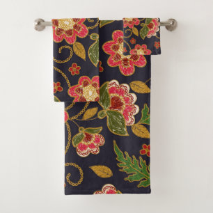 Elégante aquarelle fleurie décorative attirant l'o