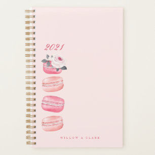 Elégante aquarelle Floral rose français Macaron