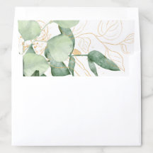 Elégante aquarelle moderne Eucalyptus