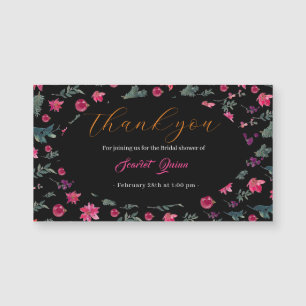 Elégante aquarelle rose poussiéreuse douche nuptia