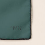 Élégante armoire en Tibre Monogrammé Écharpe<br><div class="desc">Élégant Tibre D'Armoire (Cyan Sombre) Écharpe Monographique. Conception par Claudine Boerner.</div>