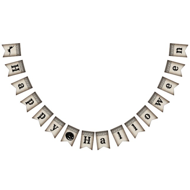 Élégante banderole en dentelle victorienne Hallowe (Tout)