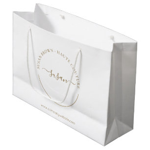 Elégante Boutique Personnalisée Grand Papier Sac d