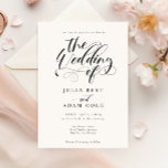 Élégante calligraphie Faire-part de mariage classi<br><div class="desc">Élégante calligraphie Faire-part de mariage classique</div>