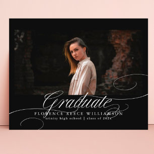 Élégante calligraphie Photo Lycée Diplôme A