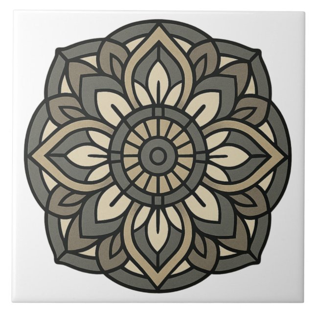 Élégante Carreaux de Décoration à Ligne (Devant)