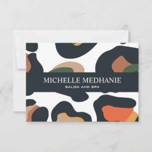 Elégante carte cadeau Safari Animal Skin Leopard