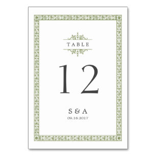 Elégante carte classique classique classique de ta