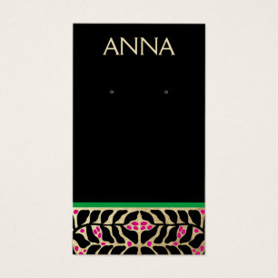 Élégante carte d'affichage de l'oreille de Noël