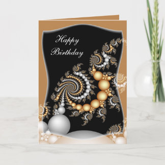Elégante carte d'anniversaire