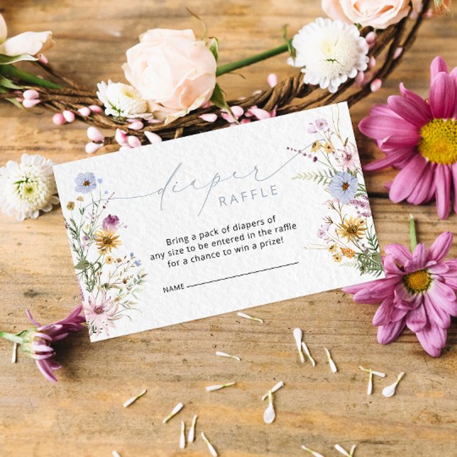 Élégante carte de boîtier Fleur sauvage à rabat (Créateur téléchargé)