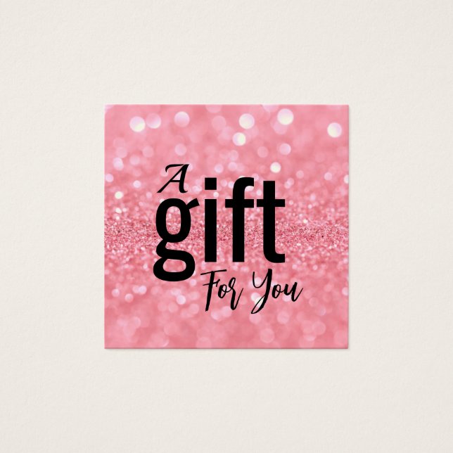 Elégante Carte de Certificat Cadeau Salon De Beaut (Devant)