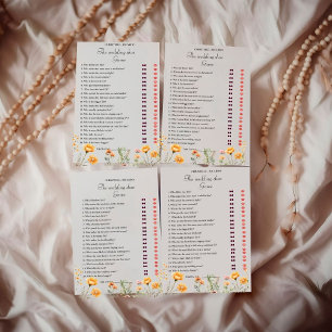Élégante carte de jeu de Fête des mariées de marié