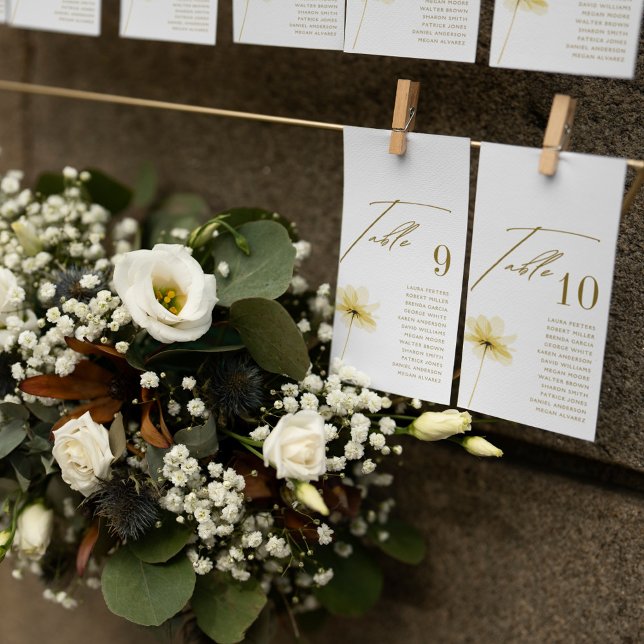 Élégante carte de Mariage floral  (Créateur téléchargé)