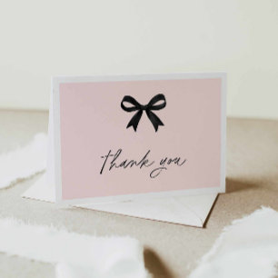 Élégante Carte de remerciements de Fête des mariée