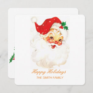 Elégante carte de vacances Watercolor